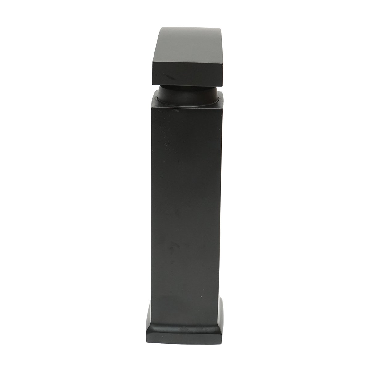 Baterie lavoar tip cascada, monocomanda, finisaj negru mat, material aliaj zinc, accesorii incluse